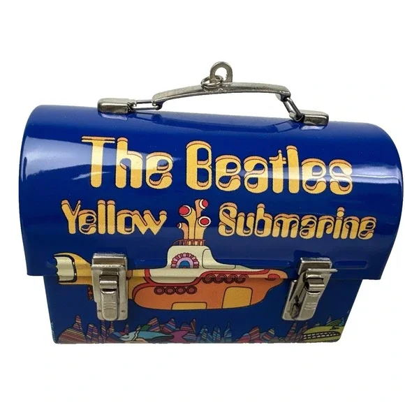 2002 HALLMARK ORNAMENT-THE BEATLES YELLOW SUBMARINE LUNCHBOX SET(2 pieces)-NEW! - Picture 4 of 8